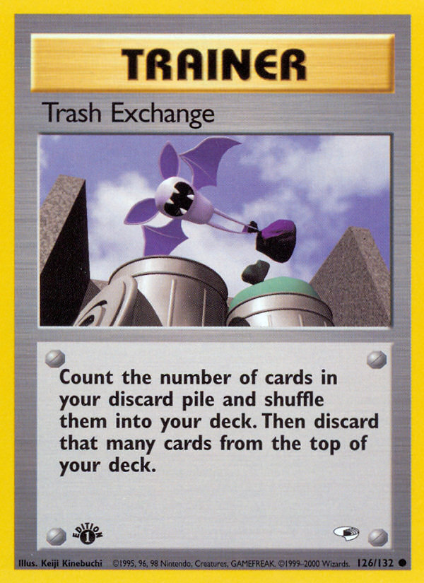 Trash Exchange (126/132) [Gym Heroes 1st Edition] 