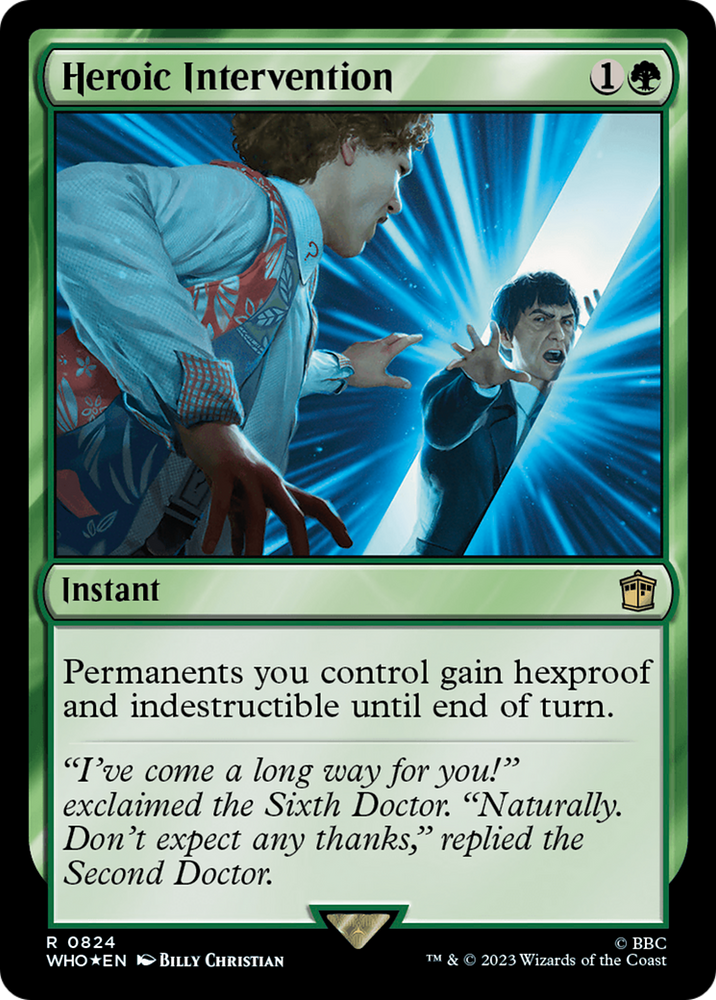 Heroic Intervention (Surge Foil) [Doctor Who] 