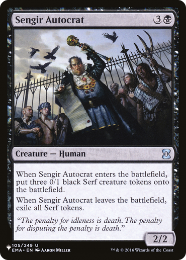 Sengir Autocrat [The List Reprints] 