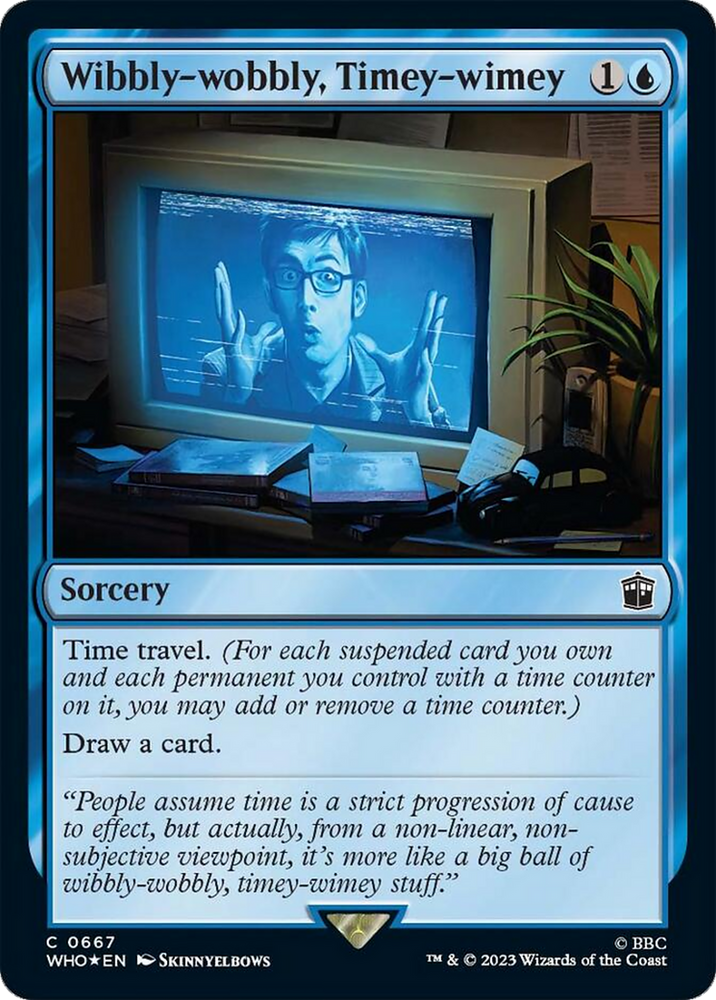 Wibbly-wobbly, Timey-wimey (Surge Foil) [Doctor Who] 