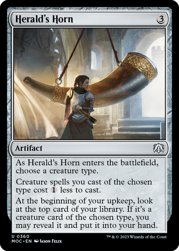 Herald's Horn [March of the Machine Commander] 