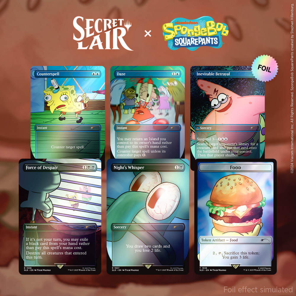 Secret Lair x SpongeBob SquarePants: Internet Sensation (Foil Edition)
