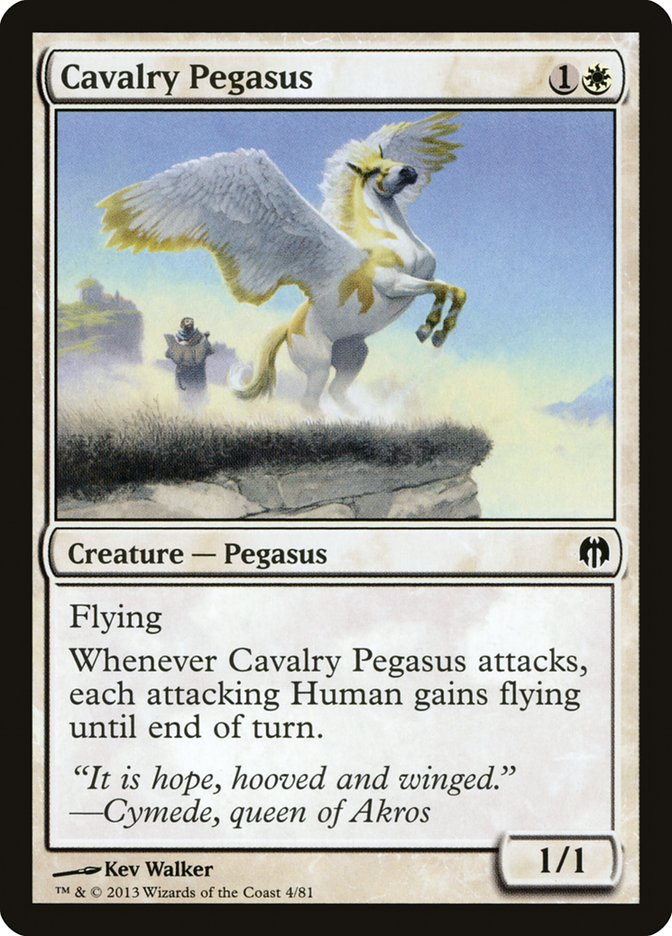 Cavalry Pegasus [Duel Decks: Heroes vs. Monsters] 