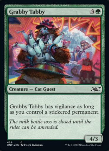 Grabby Tabby (Galaxy Foil) [Unfinity] 