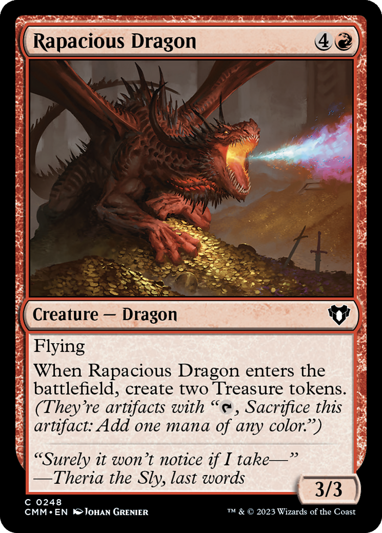 Rapacious Dragon [Commander Masters] 