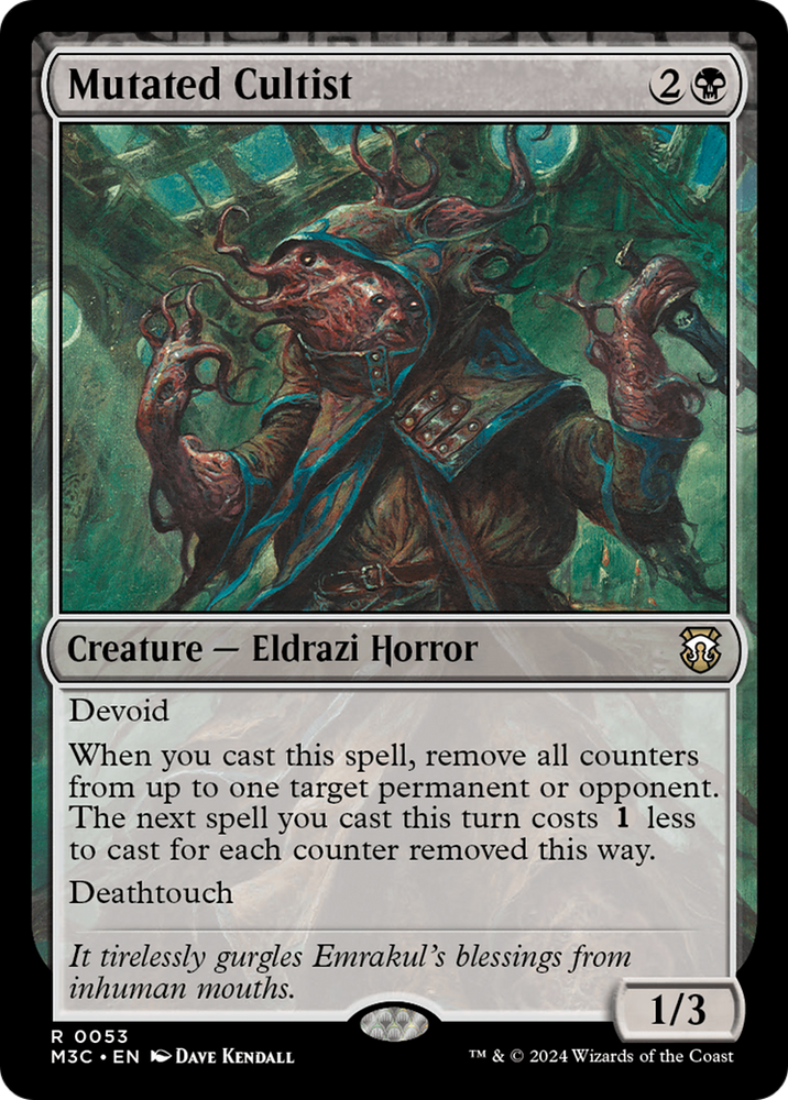 Mutated Cultist [Modern Horizons 3 Commander] 