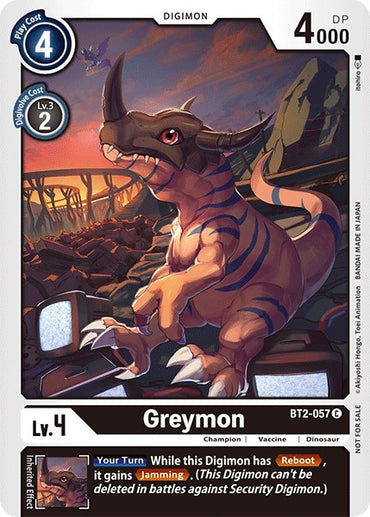 Greymon [BT2-057] (Official Tournament Pack Vol.3) [Release Special Booster Promos] 