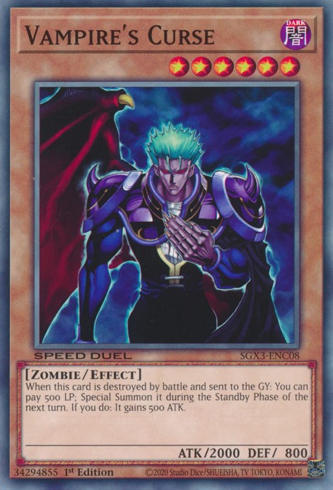 Vampire's Curse [SGX3-ENC08] Common 