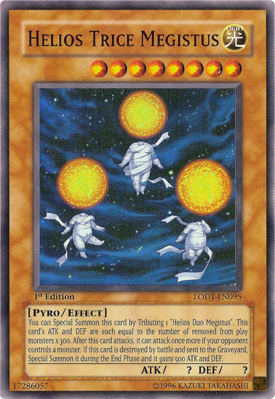 Helios Trice Megistus [LODT-EN095] Super Rare 