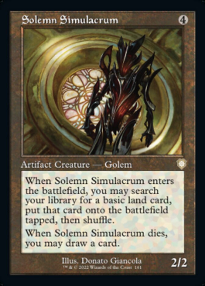 Solemn Simulacrum (Retro) [The Brothers' War Commander] 