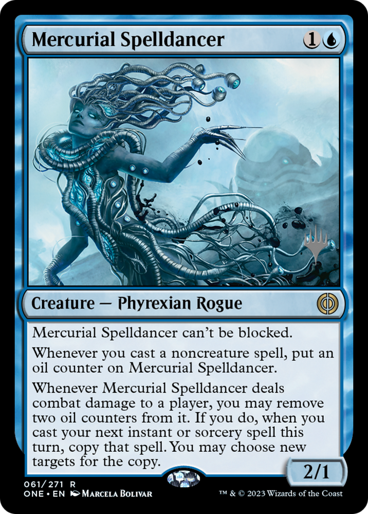 Mercurial Spelldancer (Promo Pack) [Phyrexia: All Will Be One Promos] 