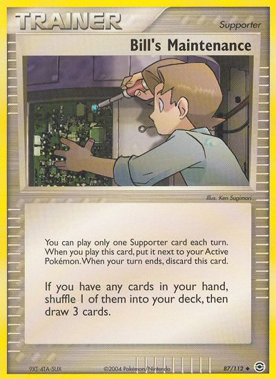 Bill's Maintenance (87/112) [EX: FireRed &amp; LeafGreen] 
