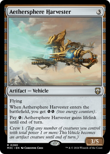 Aethersphere Harvester [Modern Horizons 3 Commander] 