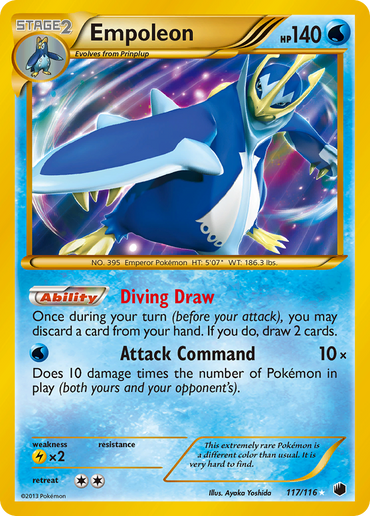 Empoleon (117/116) [Black &amp; White: Plasma Freeze] 
