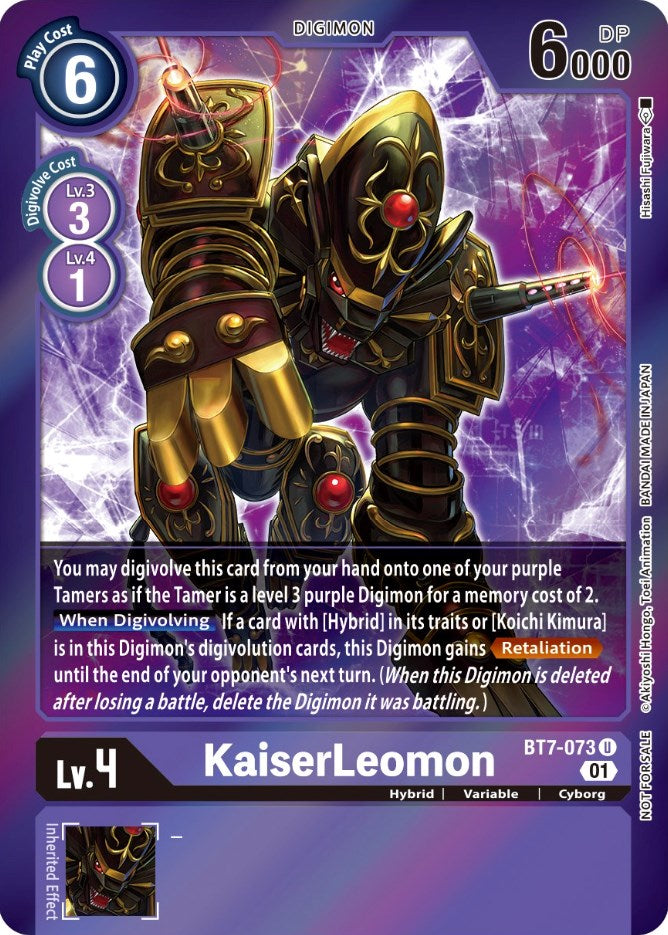 KaiserLeomon [BT7-073] (Event Pack 3) [Next Adventure Promos] 