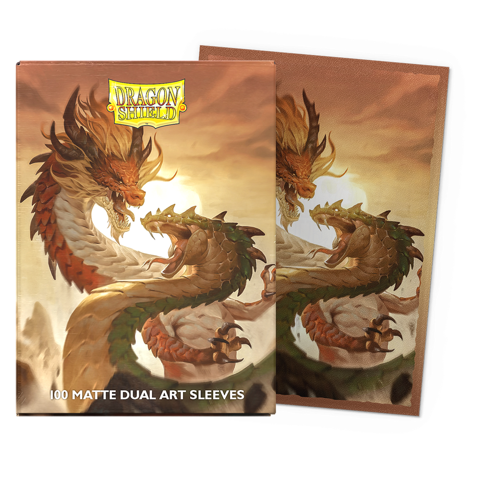 Dragon Shield: Standard Size 100ct Art Sleeves - Wood Snake 2025 (Dual Matte)