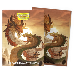 Dragon Shield: Standard Size 100ct Art Sleeves - Wood Snake 2025 (Dual Matte)