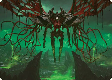 Archfiend of the Dross Art Card [Phyrexia: All Will Be One Art Series] 