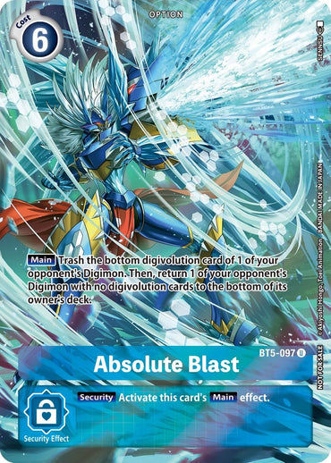 Absolute Blast [BT5-097] (Summer 2022 Dash Pack) [Battle of Omni Promos] 