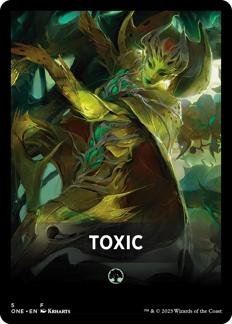 Toxic Theme Card [Phyrexia: All Will Be One Tokens] 