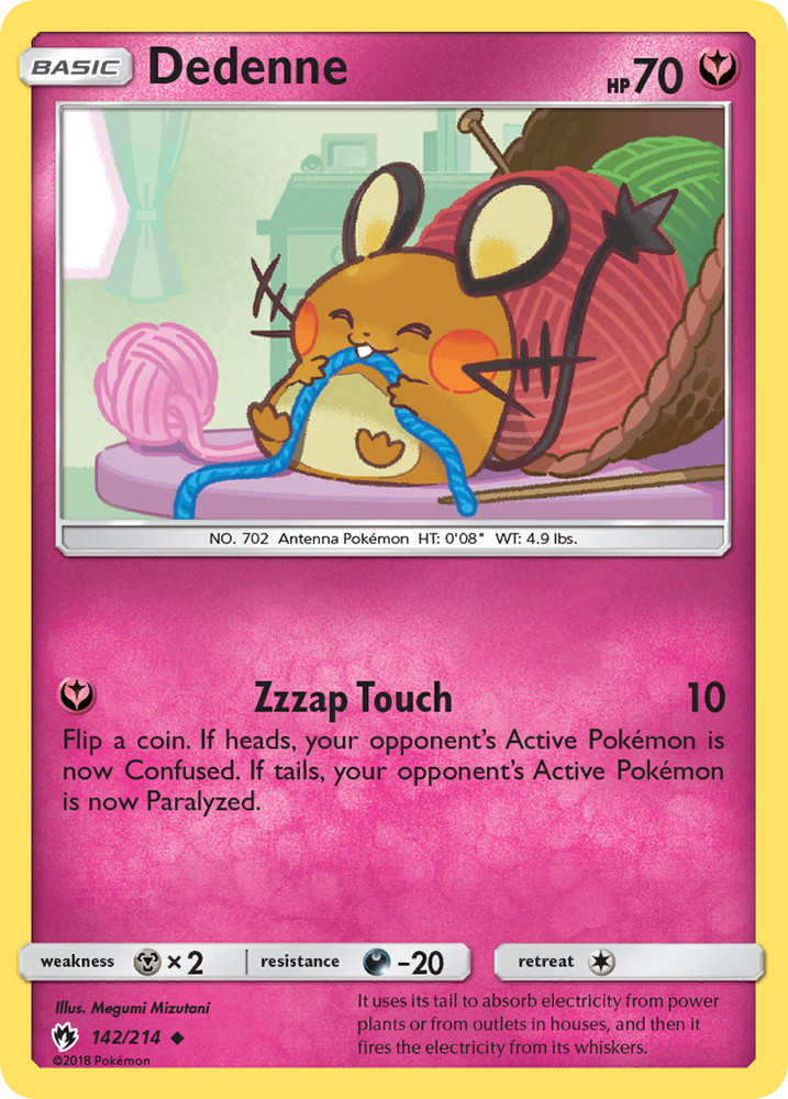 Dedenne (142/214) [Sun &amp; Moon: Lost Thunder] 