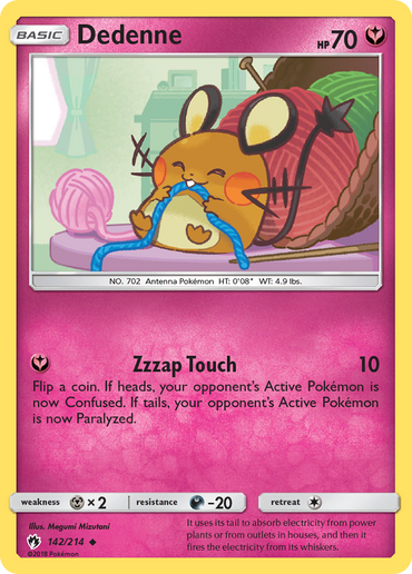 Dedenne (142/214) [Sun &amp; Moon: Lost Thunder] 