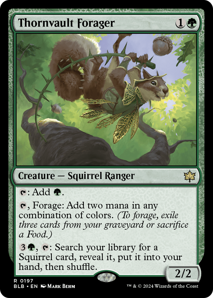 Thornvault Forager [Bloomburrow] 