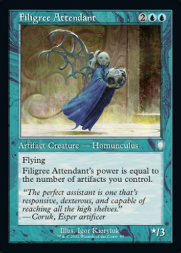 Filigree Attendant (Retro) [The Brothers' War Commander] 