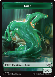 Insect (0012) // Ooze (0013) Double-Sided Token [Duskmourn: House of Horror Commander Tokens] 