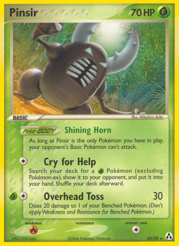 Pinsir (24/92) [EX: Legend Maker] 