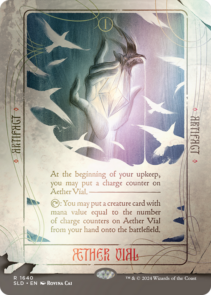 Aether Vial (Rainbow Foil) [Secret Lair Drop Series] 