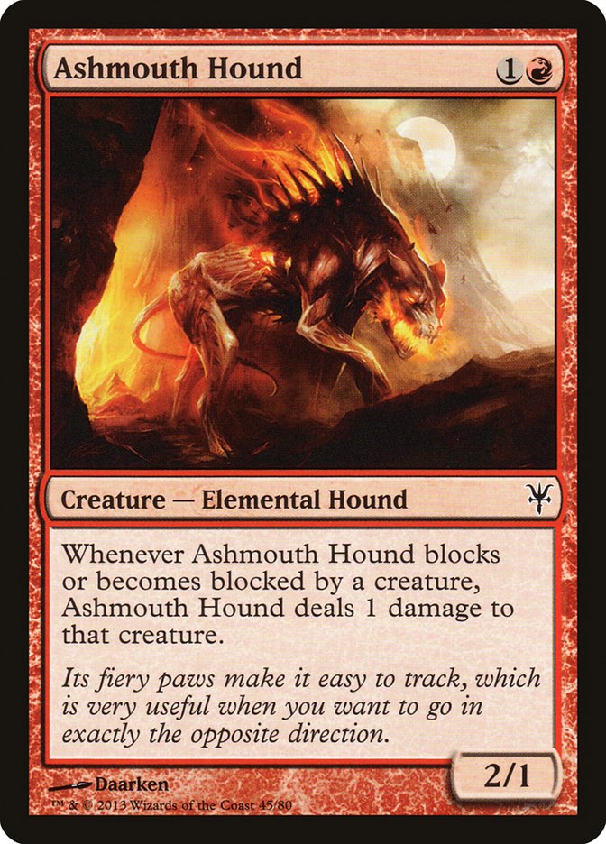 Ashmouth Hound [Duel Decks: Sorin vs. Tibalt] 