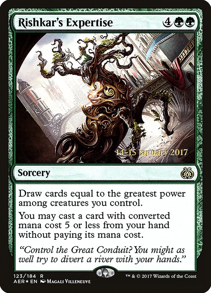 Rishkar's Expertise [Aether Revolt Prerelease Promos] 
