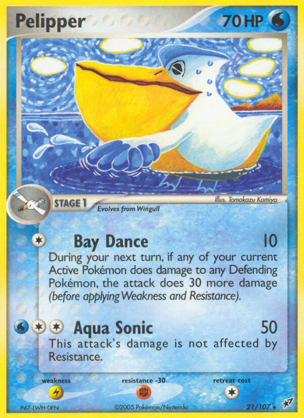 Pelipper (21/107) [EX: Deoxys] 