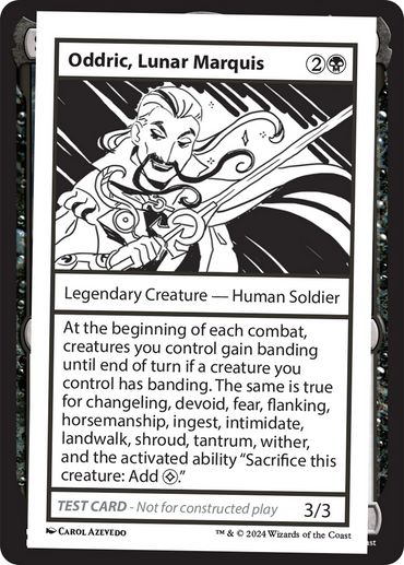 Oddric, Lunar Marquis [Mystery Booster 2 Playtest Cards] 