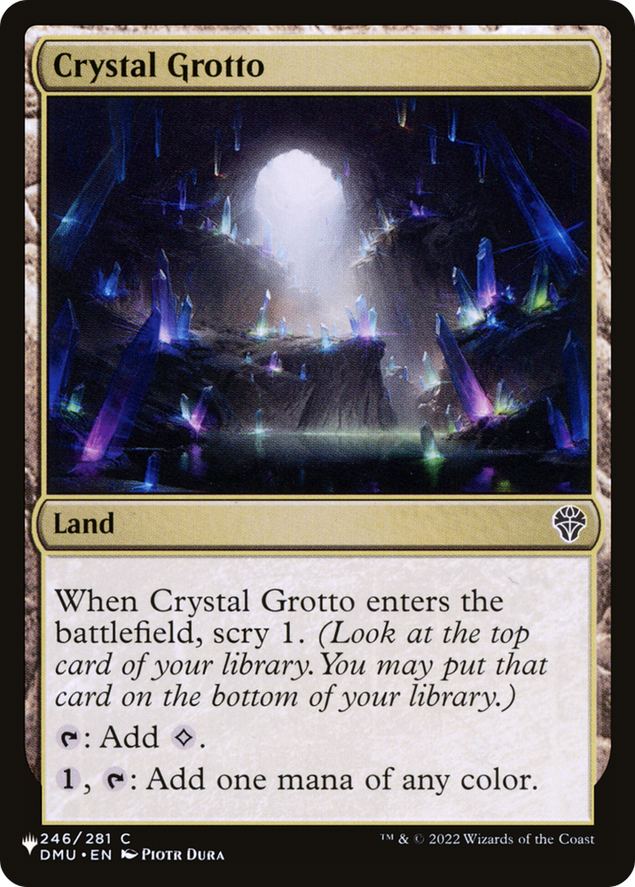 Crystal Grotto [The List Reprints] 