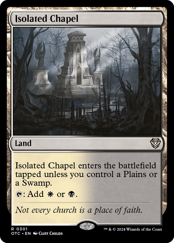 Isolated Chapel [Outlaws of Thunder Junction Commander] 