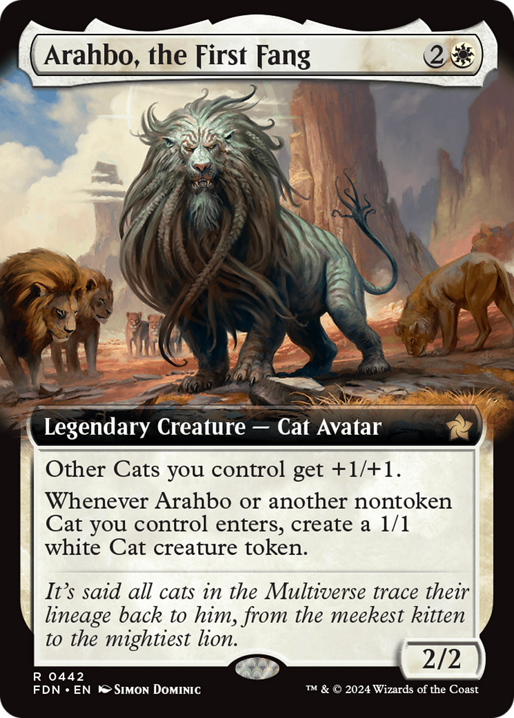 Arahbo, the First Fang (Extended Art) [Foundations] 