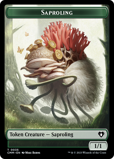 Saproling Token [Commander Masters Tokens] 