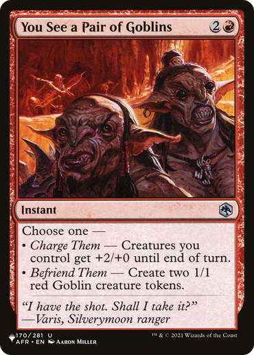 Call Out the Goblins! - Boggart Shenanigans [Secret Lair Drop Series]