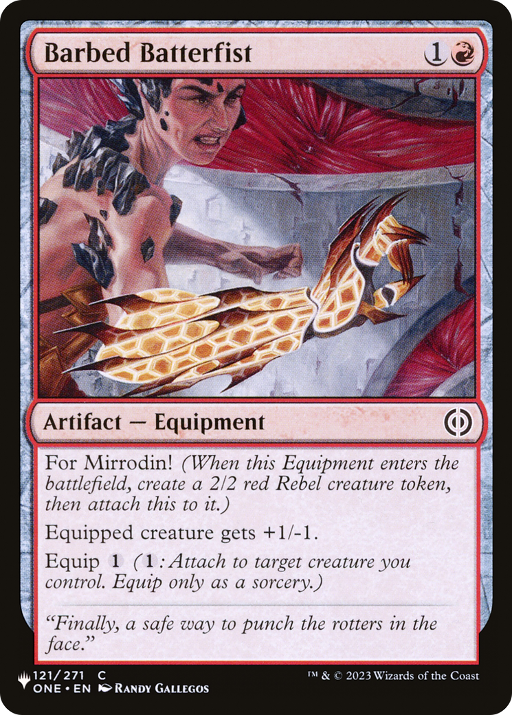 Barbed Batterfist [The List Reprints] 