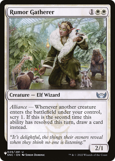 Rumor Gatherer [The List Reprints] 