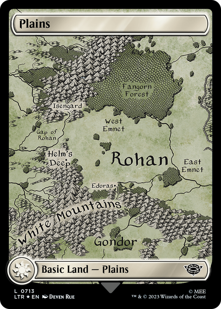 Plains (0713) (Surge Foil) [The Lord of the Rings: Tales of Middle-Earth] 