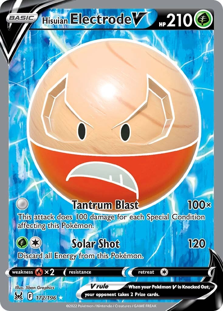 Hisuian Electrode V (172/196) [Sword & Shield: Lost Origin] 