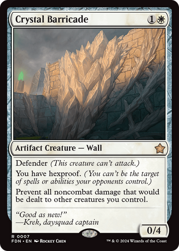 Crystal Barricade [Foundations] 