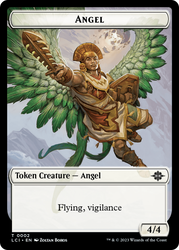 Copy // Angel Double-Sided Token [The Lost Caverns of Ixalan Tokens] 