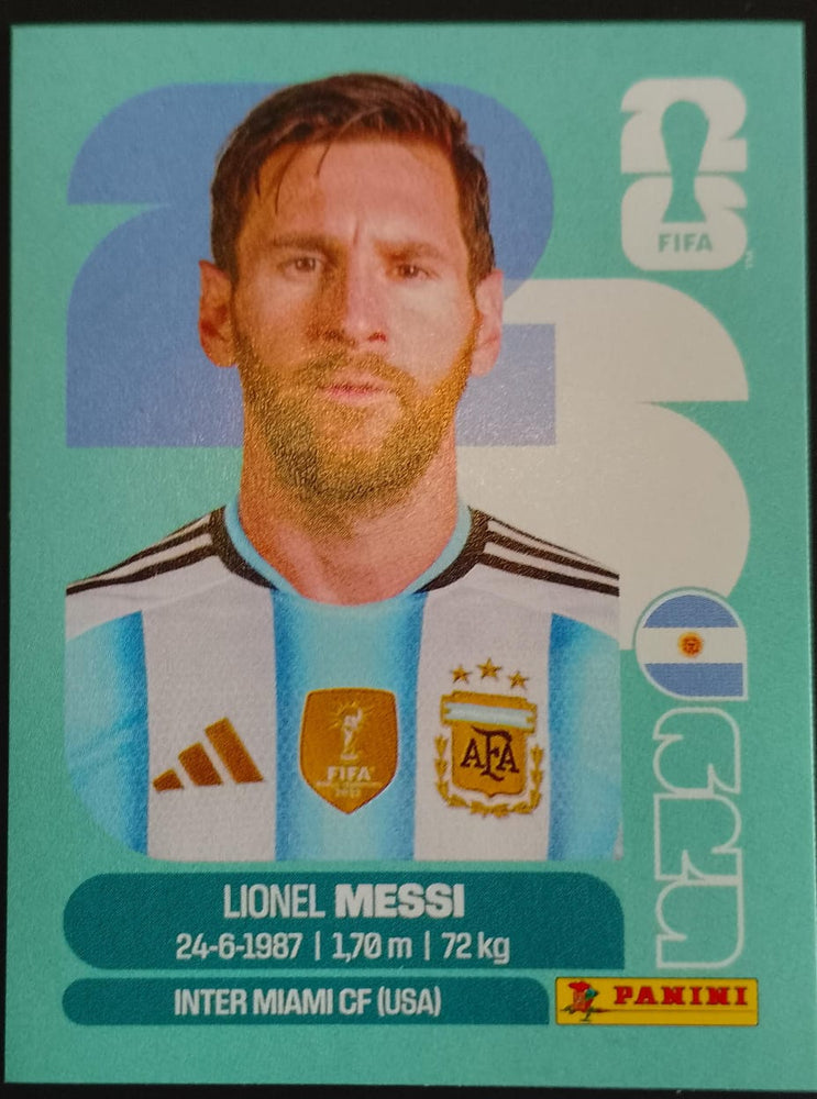 #ARG017 | Panini | Fifa World Cup Stickers | 2026 | Lionel Messi | Argentina
