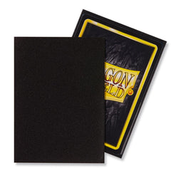 Dragon Shield: Standard 60ct Sleeves - Black (Matte) 