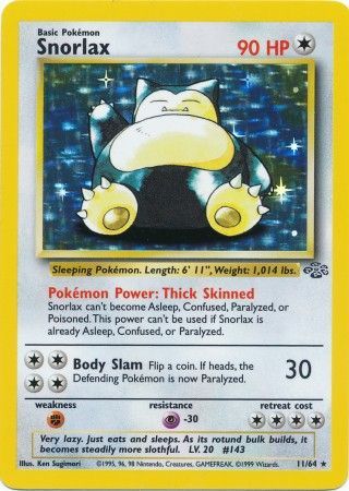 Snorlax (11/64) [Jungle Unlimited] 