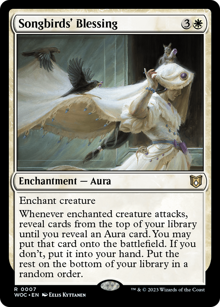 Songbirds' Blessing [Wilds of Eldraine Commander] 